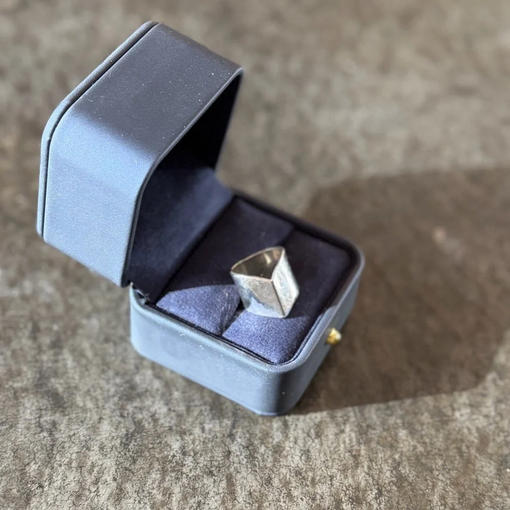 SILPADA STERLING SILVER Cigar Ring Band Size 6 - Picture 3 of 5